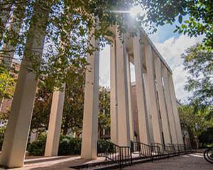 Humanities building on campus.